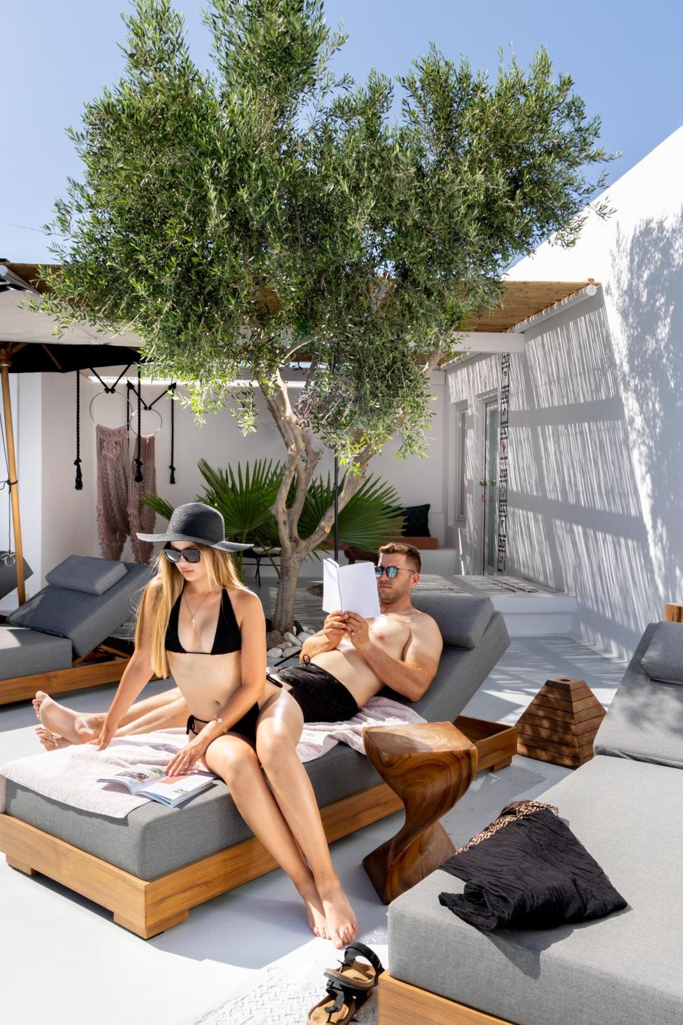 Frati Villas Beachfront Периволос Экстерьер фото